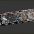 Old Rusty Truck With Weathered Exterior And Aged Metal Body Design