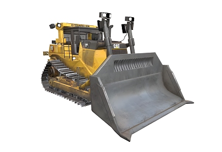 Bulldozer Machinery Industrial Bulldozer Factory Function Car 3d model