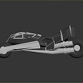 Jet Motorcycle Sci-Fi Motorcycle Concept Motorcycle Flying Car Space Flying Car Space Motorcycle 3d model