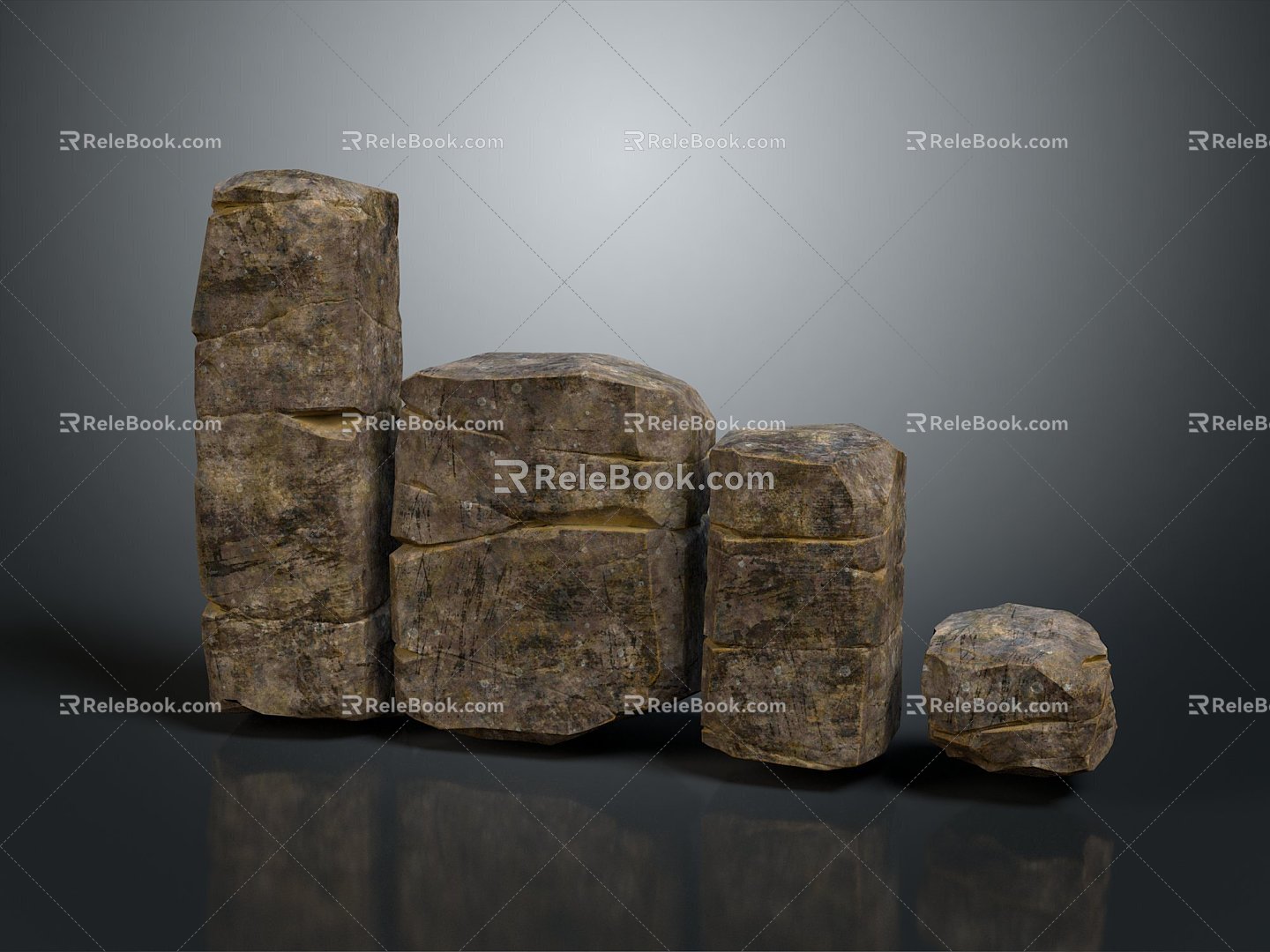 Stone Stone Stone Grotesque Stone 3d model