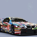 BMW Car sports car Racing 3d model