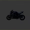 Sleek Black Motorcycle With Modern Design Sporty Body And Comfortable Seat Features