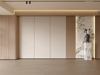 Living Room Sofa Background Wall Modern Simple Living Room Light Luxury Background Wall Balcony Cabinet Sofa Background Wall Front Desk Background Wall 3d model