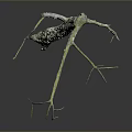 Abstract Bronze Sculpture With Twisted Branches And Textured Surface On Dark Background