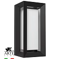 Modern Outdoor Light With Black Frame And White Lampshade For Garden Use