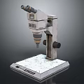 Binocular Medical Microscope Equipment With Metal Frame And Adjustable Stage For Laboratory