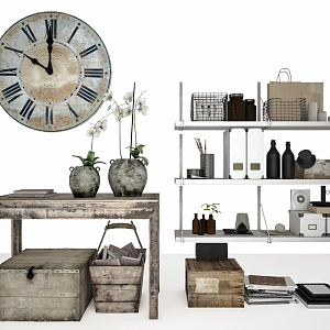 Industrial LOFT decorations 3d model