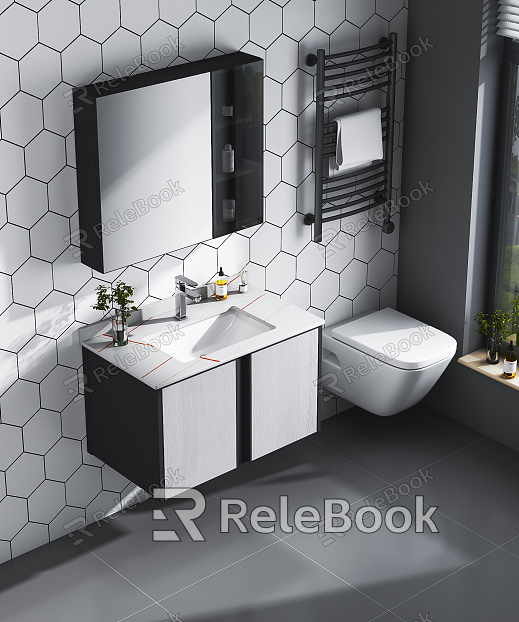 modern sink sink sink bathroom cabinet model