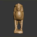 Elegant Golden Lion Shaped Decorative Furniture Sculpture For Home Decor