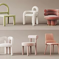 Modern Leisure Accent Chairs With Stylish Designs Soft Upholstery And Pastel Color Tones