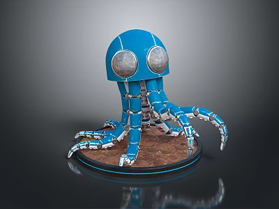 Machine Octopus Machine Octopus Machine Monster Machine Monster Cartoon Monster Machine Dinosaur Monster 3d model