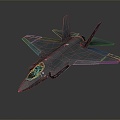 Modern Fighter Fighter Lightning 3d model