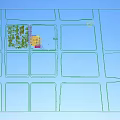 Modern Townhouses Featuring Uniform Roofs Private Courtyards Lush Greenery and Outdoor Spaces