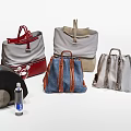 Assorted Stylish Bags Collection With Leather Canvas Tote Shoulder And Colorful Designs