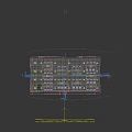 Modern School Classroom Interior With Multimedia Equipment Desks Chairs And Lighting