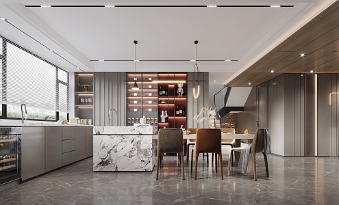 Modern Restaurant 3d model