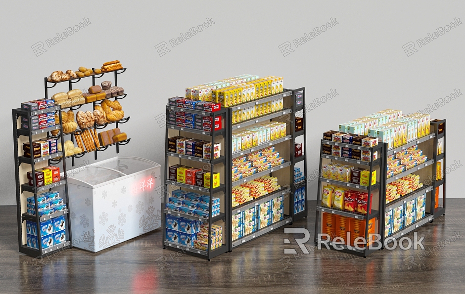 supermarket shelf model