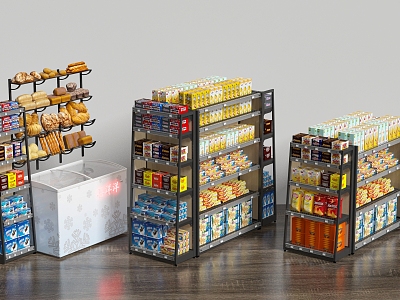 supermarket shelf model