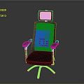 Modern Office Chair With Mesh Back Armrests And White Base Design