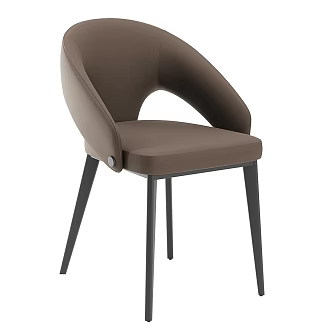 Modern Simple Single Sofa 3d model