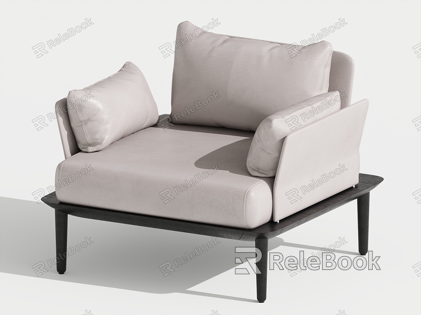 Modern Single Sofa Single Leisure Chair model