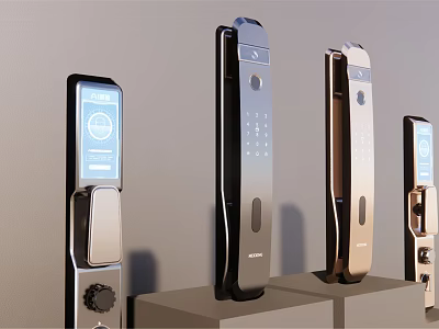 Modern Door Lock Smart Door Lock 3d model Modern Door Lock Smart Door Lock 3d model