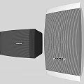 Bose Home Speakers With White And Black Designs For Wall And Desktop Use