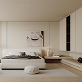 Modern Bedroom Home Master Bedroom 3d model