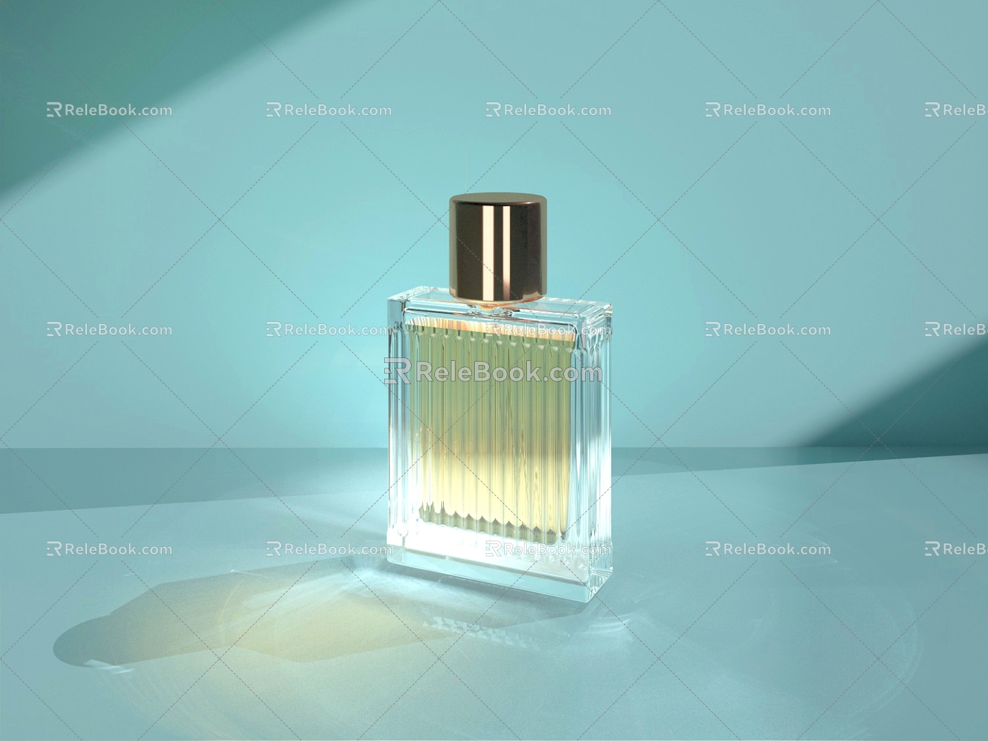 perfume bottle glass bottle 3d model