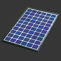 Clean Energy Solar Panel for Daily Use with Blue Cells and Silver Border