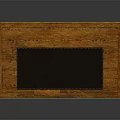 Vintage Wooden Office Desk With Multiple Drawers Metal Handles Carved Legs And Black Desktop Pad
