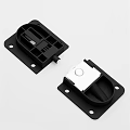 Hardware Tools Collection With Black And Silver Connectors Panels And Slides