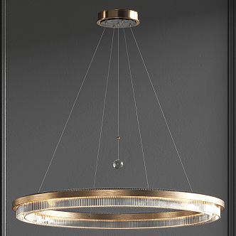 Light Luxury Chandelier 3d model