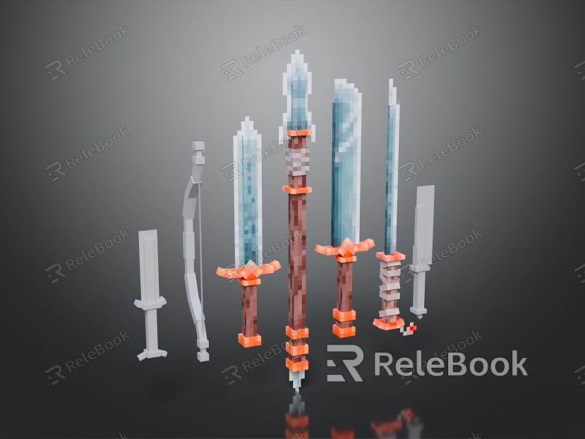 Cold weapons Sword Sword Sword Sword Axe Hook Fork Spear Trident Melee Weapon Military model