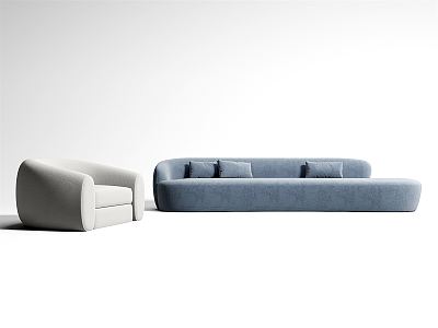 Modern Combination Sofa Combination 3d model