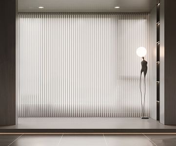 Modern Curtain Dream Curtain 3d model