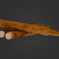Fresh Organic Yam Root Vegetable With Sliced Sections And Nutritious Benefits