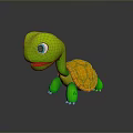 Turtle Cartoon Turtle Snapping Turtle Chickbill Turtle Reptile Cold Blooded Animal Reptile Class 3d model