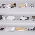 Modern Coffee Tables with Various Designs Different Shapes and Marble Wood Materials