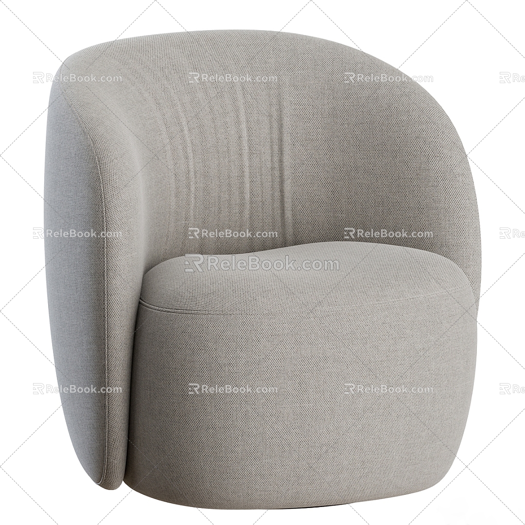 modern armchair 3d model