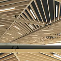Log ceiling 3d model