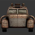Rusty Medical Functional Vehicle With Unique Design 3d model