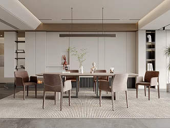 Modern Restaurant Home Restaurant 3d model