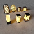 Outdoor Lights with Various Designs and Unique Shapes for Garden Decoration