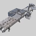 Palletizing robot unit 3d model