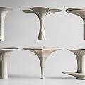 Modern special-shaped column decorative column modeling column 3d model