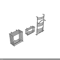 Modern Bathroom Accessories Metal Towel Rack And Storage Shelf With Sleek Design