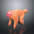 Monkey Cartoon Monkey Anime Monkey Stylized Monkey Fantasy Style Monkey Toy 3d model