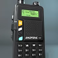 BAOFENG Walkie Talkie With Digital Screen Long Antenna And Control Buttons
