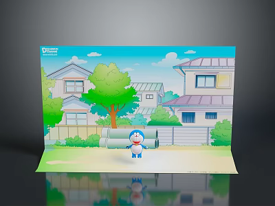 38 Doraemon Dingdang Cat Doraemon Virtual Characters Virtual Characters Movie Characters Game Characters 3d model